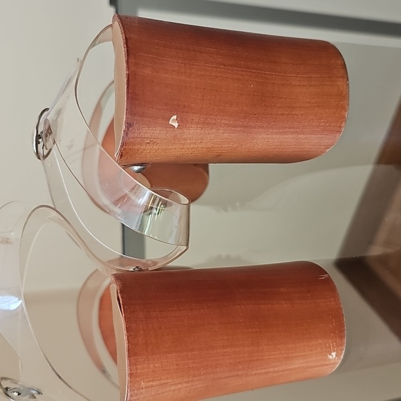 Madden girl Lifft transparent Block Heel Sandals. Size 8.5 - Picture 4 of 7